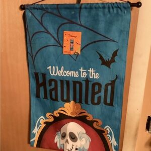 Disney haunted mansion hanging banner